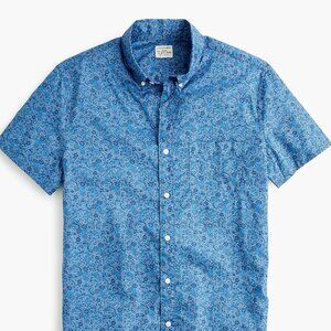 J Crew Liberty Emma Short Sleeve Button Down